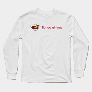 Retro Airlines - Florida Airlines 1970s Long Sleeve T-Shirt